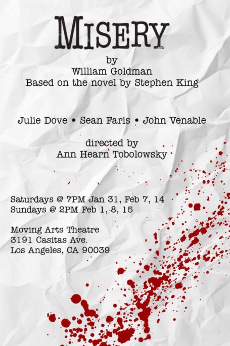 Misery play poster